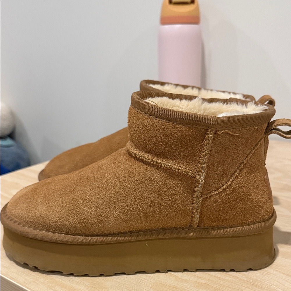UGG Tan Kids Boots